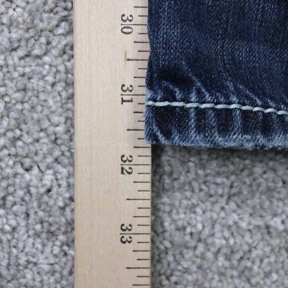 BKE Jake Jeans Mens 30R Blue Straight Leg Cotton Stretch Denim w/ 32"inseam - Picture 4 of 15